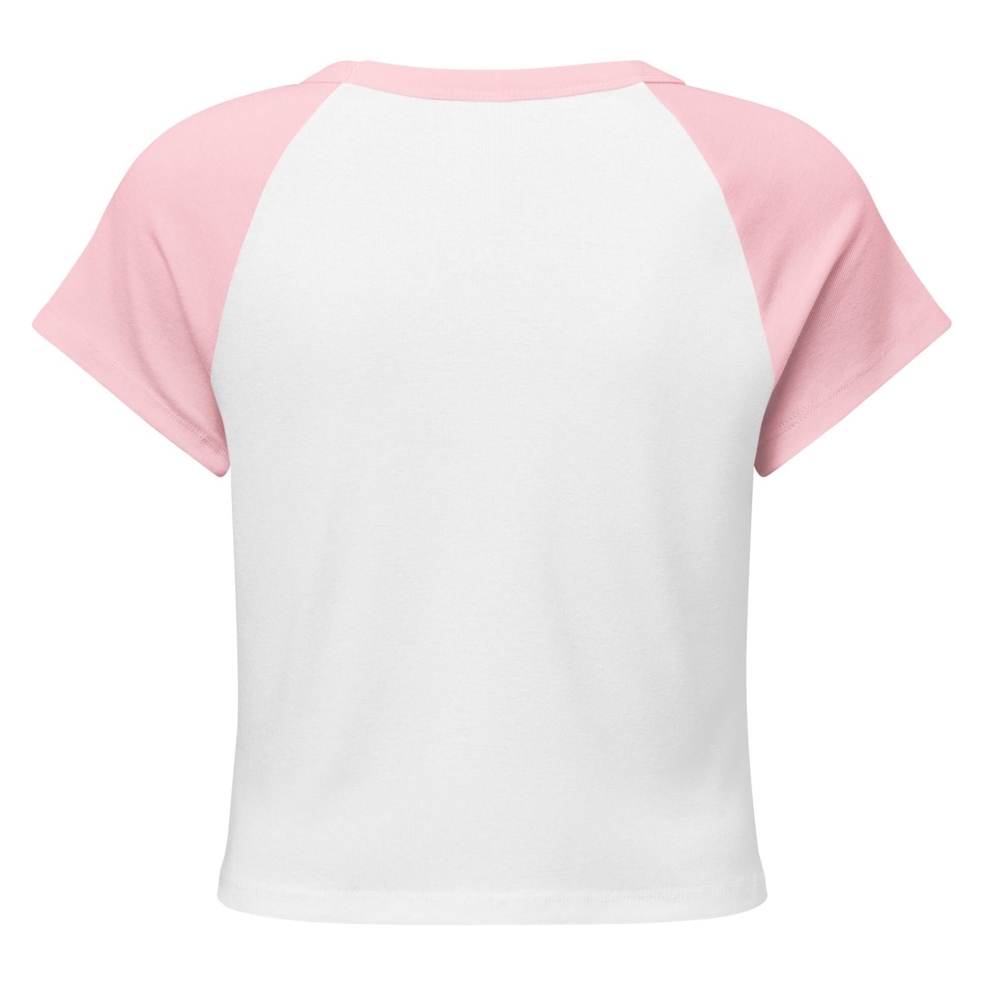 Pink Plumerias t-shirt pink tropical flowers Hawaiian flowers raglan baby tee
