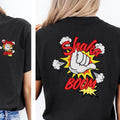 Hawaii Shaka T-Shirt: Comfort Colors Hawaii tee front and back prints Shaka Boom!