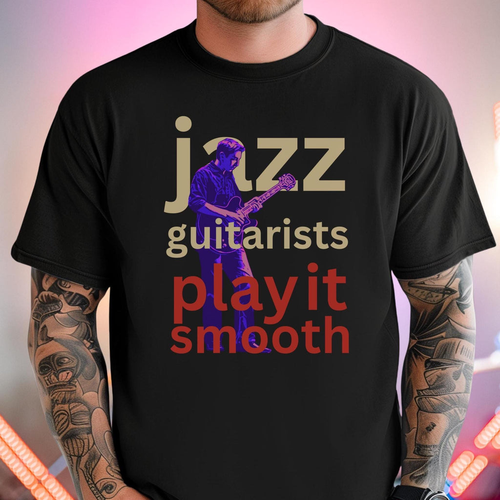 Jazz Guitar Shirt Comfort Colors guitarist t-shirt Unisex garment-dyed heavyweight t-shirt