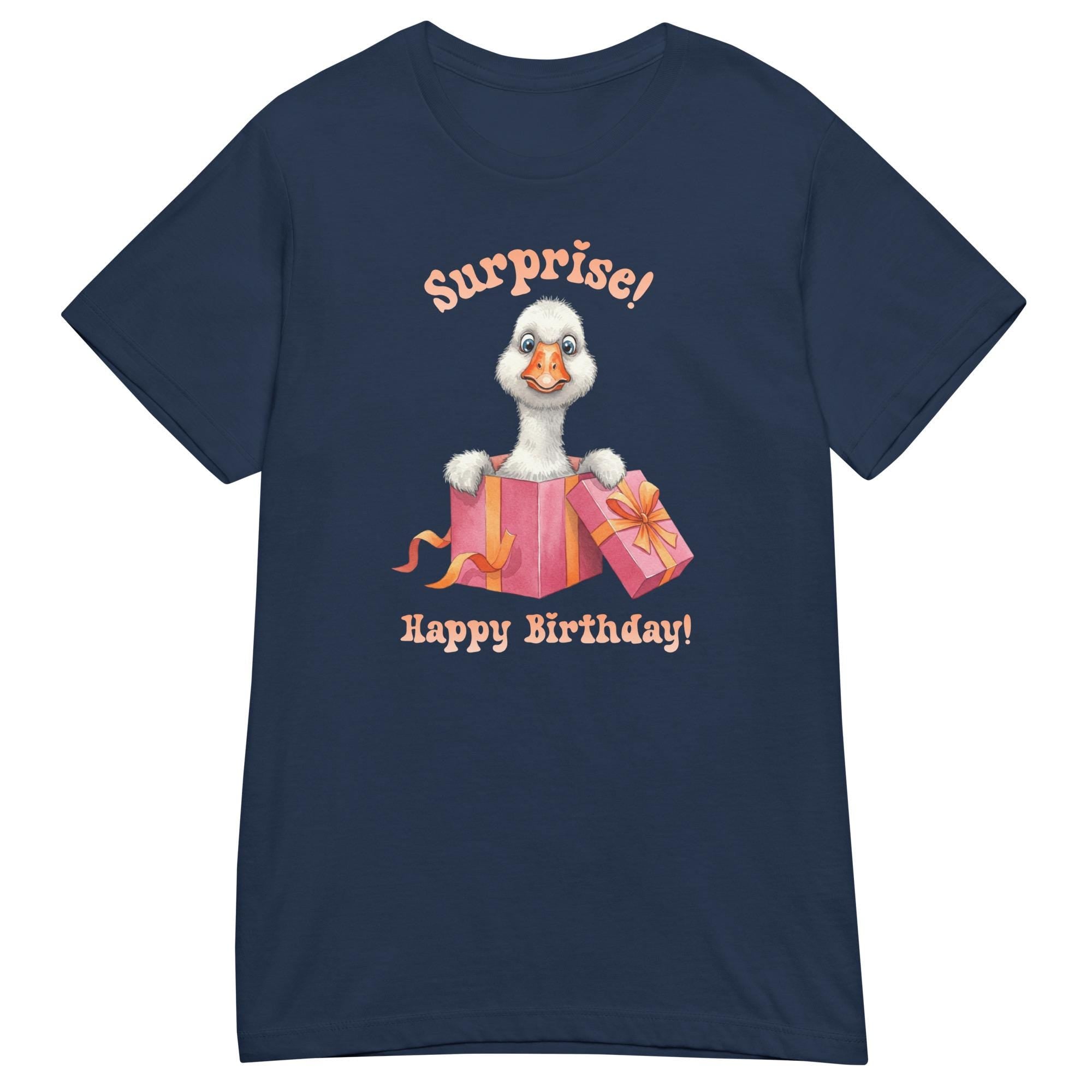 Surprise Birthday Shirt Women’s Birthday T-shirt Goose Birthday tee softstyle t-shirt