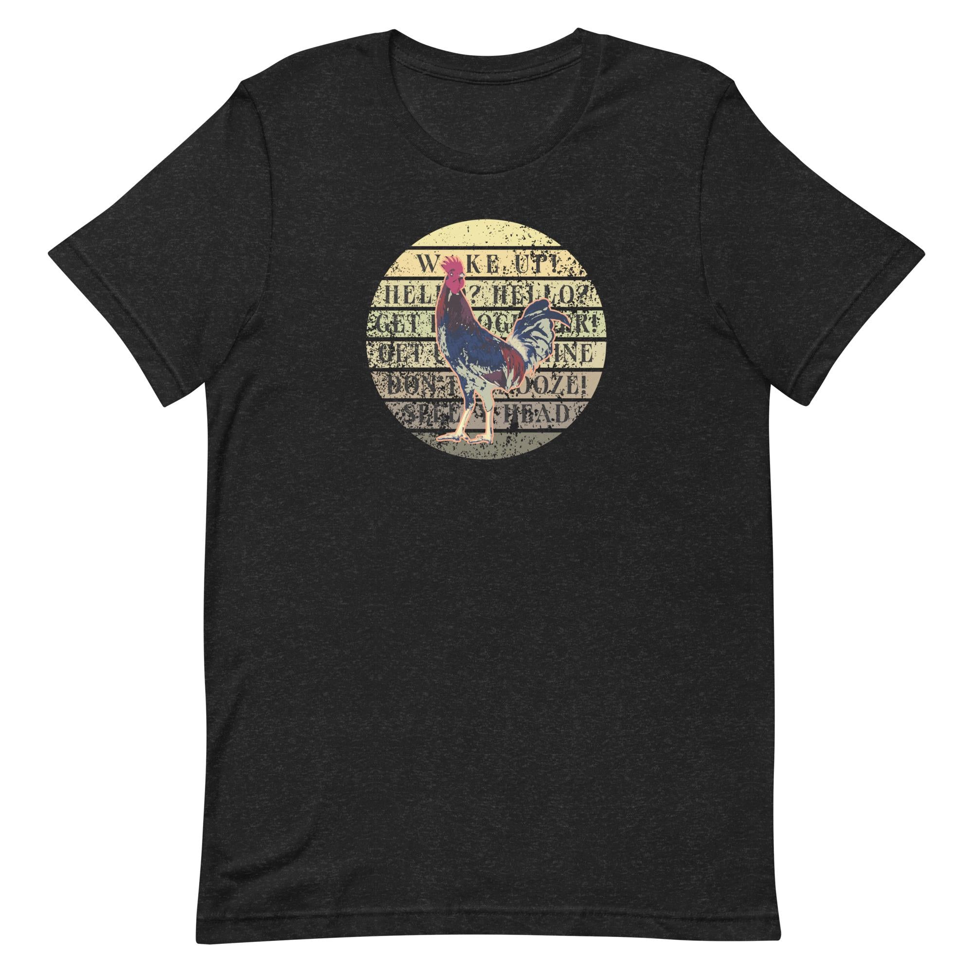 Rooster T-Shirt Wake up Rooster tee, Bella Canvas Chicken Tshirt gift for rooster lover, chicken owner shirt