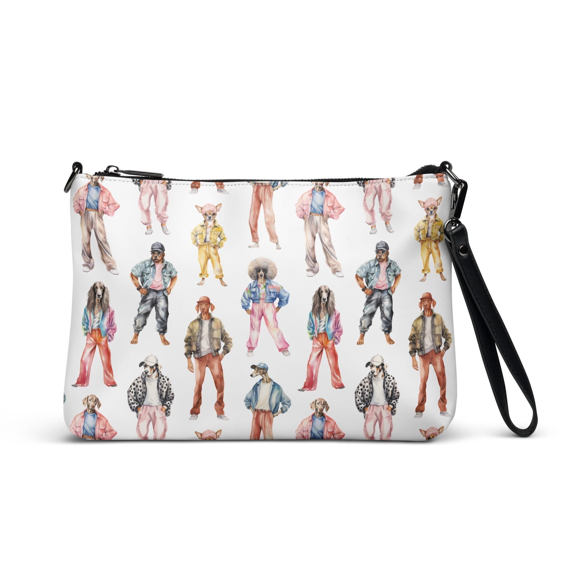 Fashion Dogs Crossbody bag Funny dogs bag zippered bag dog lover gift