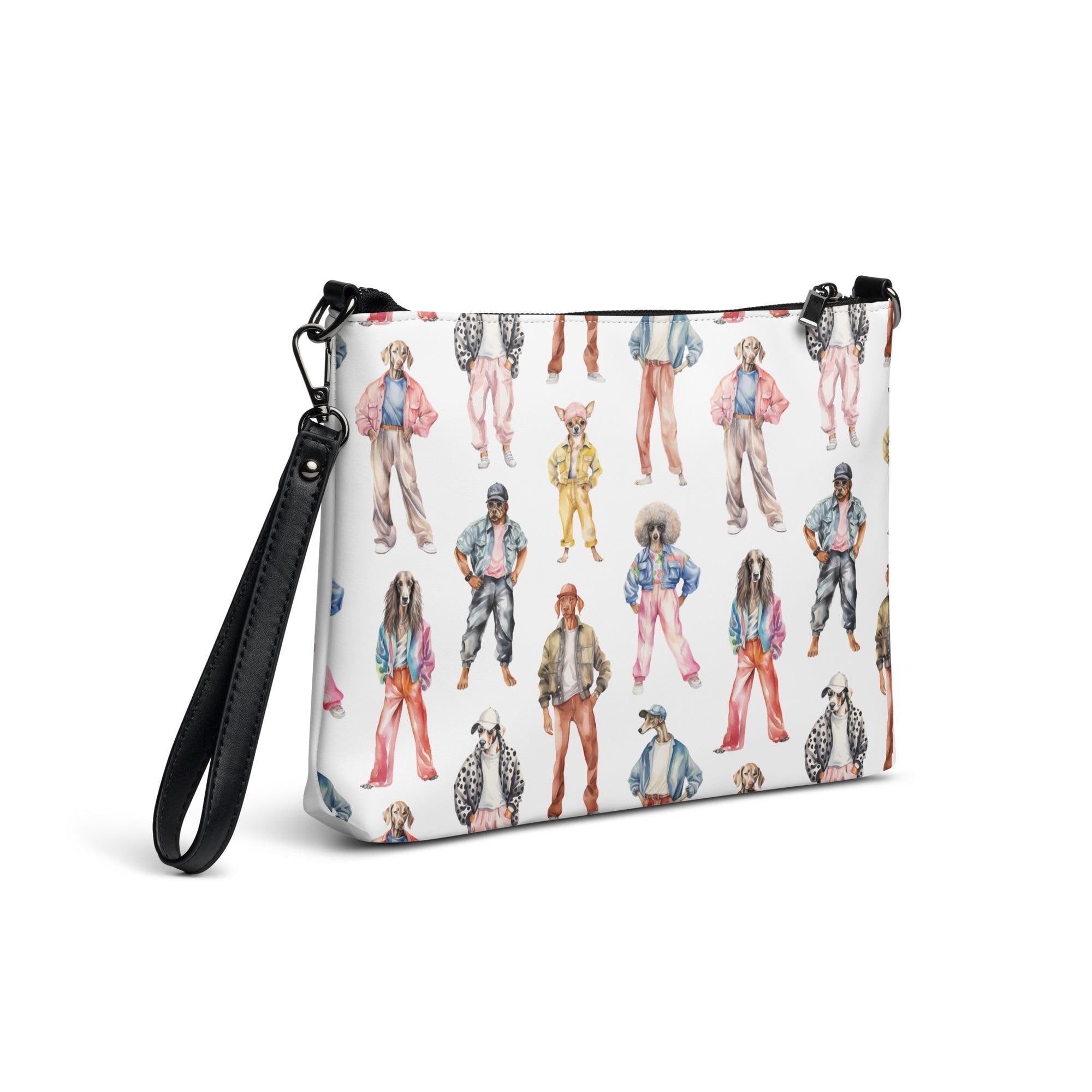 Fashion Dogs Crossbody bag Funny dogs bag zippered bag dog lover gift
