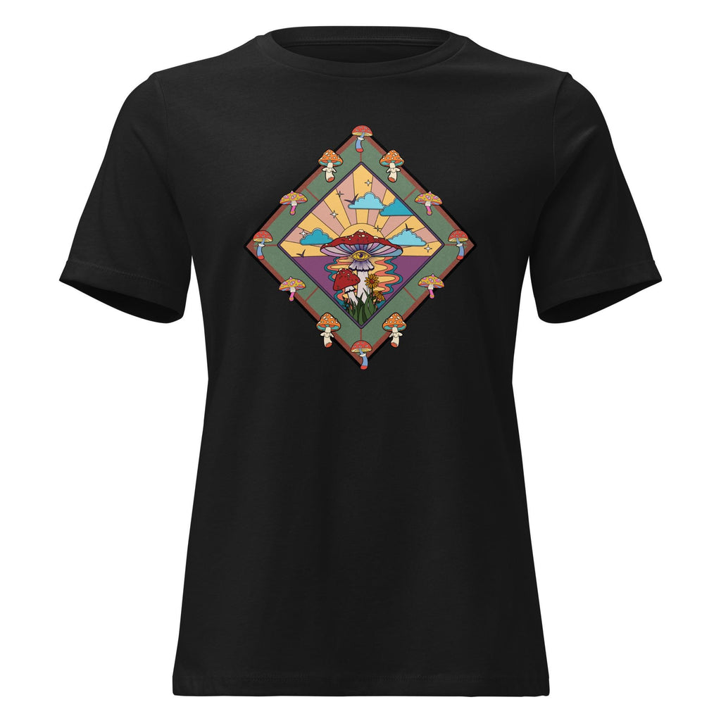 Mushrooms womens t-shirt gift for mushroom lover Bella-Canvas Women's Relaxed T-Shirt