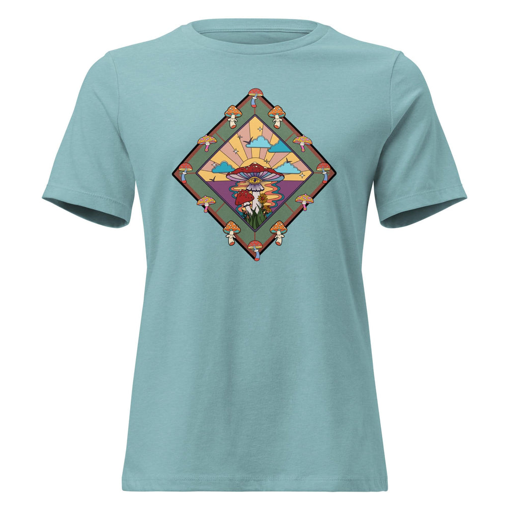 Mushrooms womens t-shirt gift for mushroom lover Bella-Canvas Women's Relaxed T-Shirt