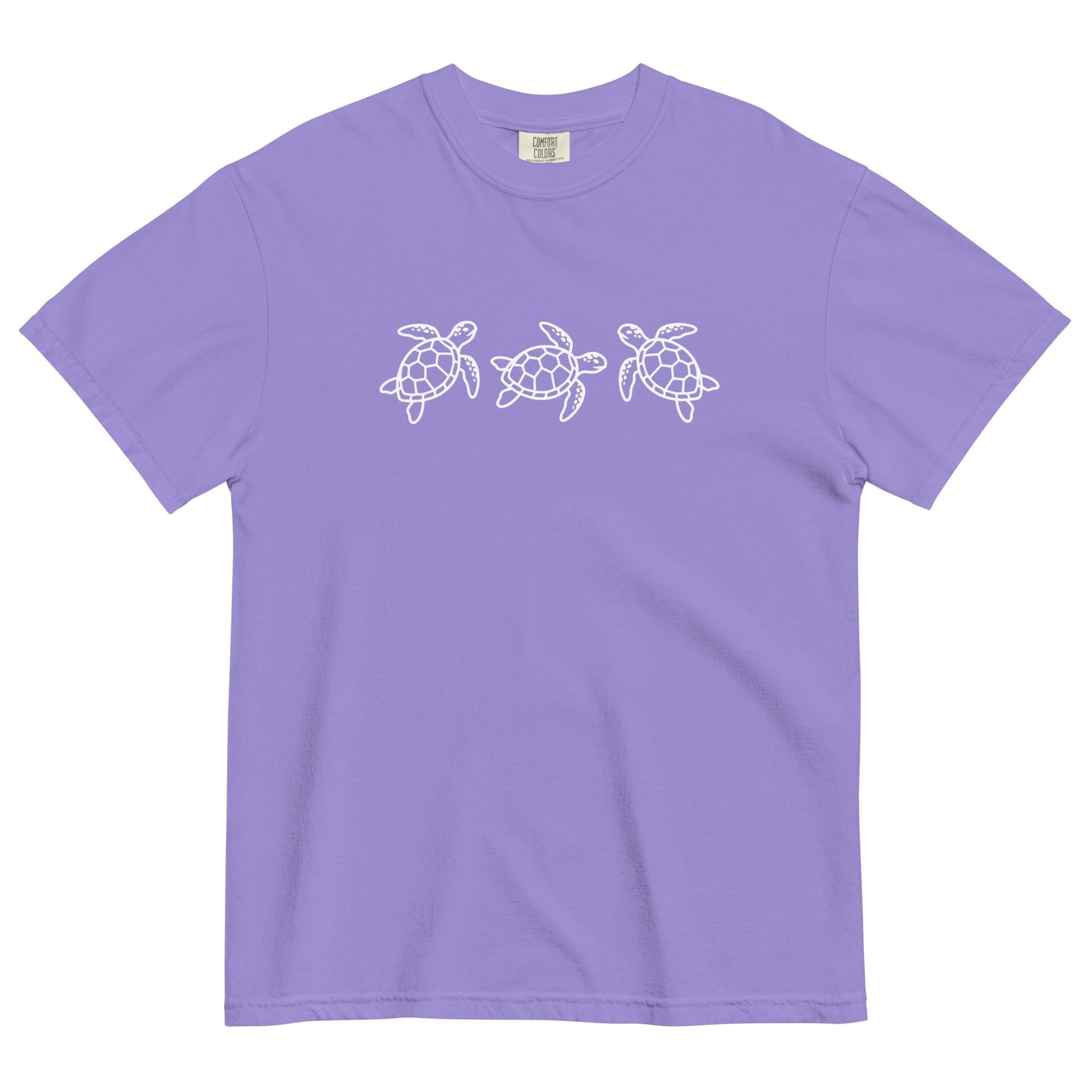 Sea turtles t-shirt Comfort Colors turtles tee Unisex garment-dyed heavyweight t-shirt