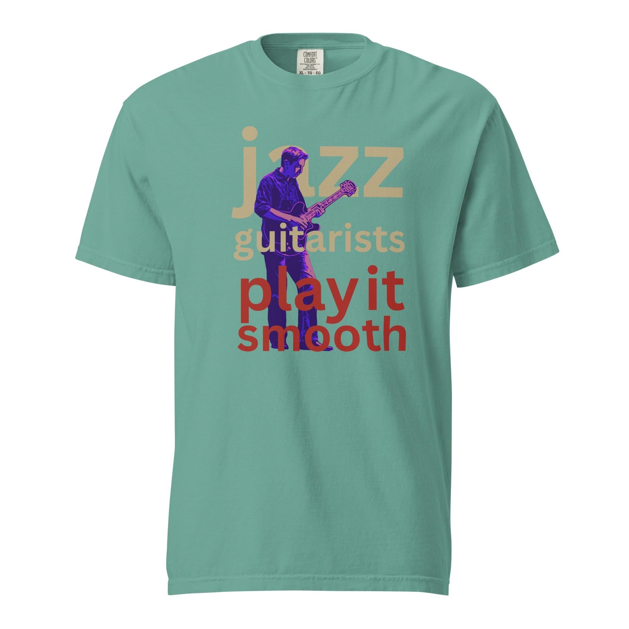 Jazz Guitar Shirt Comfort Colors guitarist t-shirt Unisex garment-dyed heavyweight t-shirt