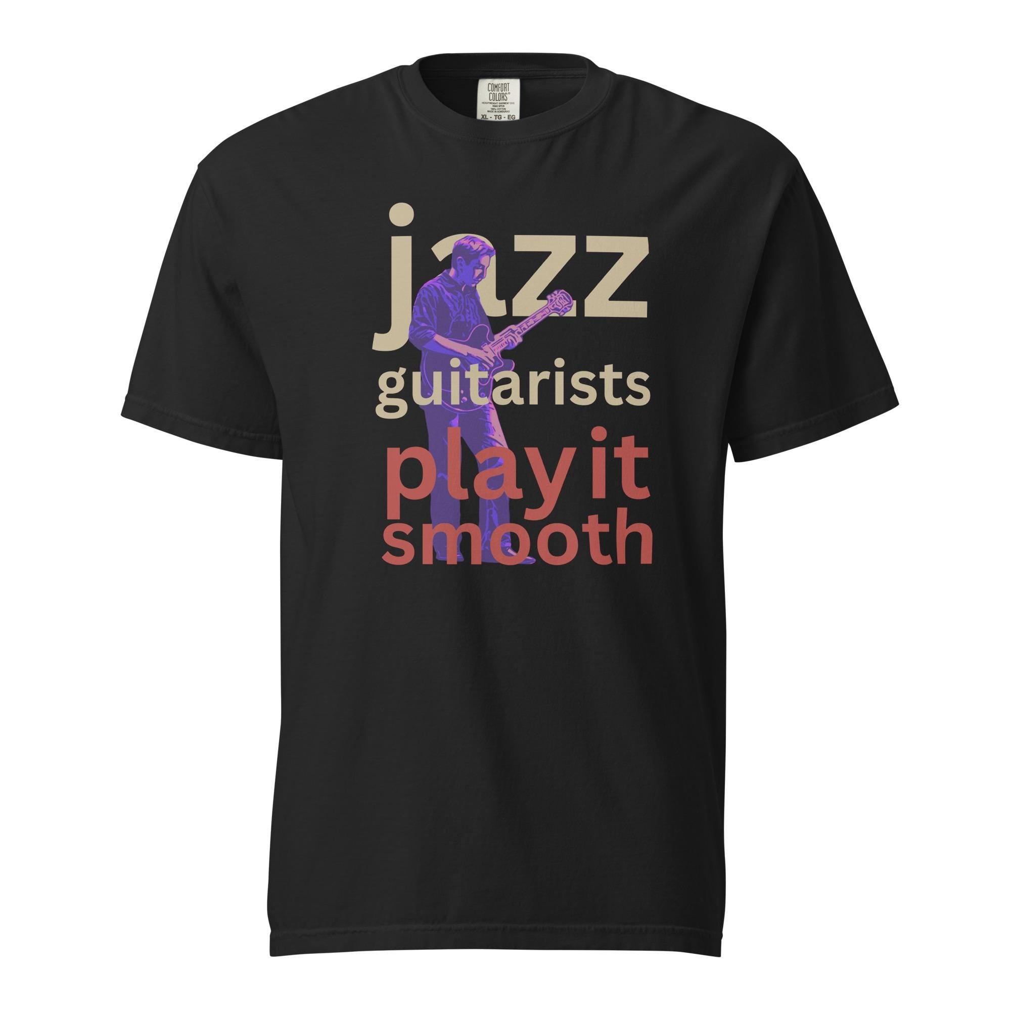 Jazz Guitar Shirt Comfort Colors guitarist t-shirt Unisex garment-dyed heavyweight t-shirt