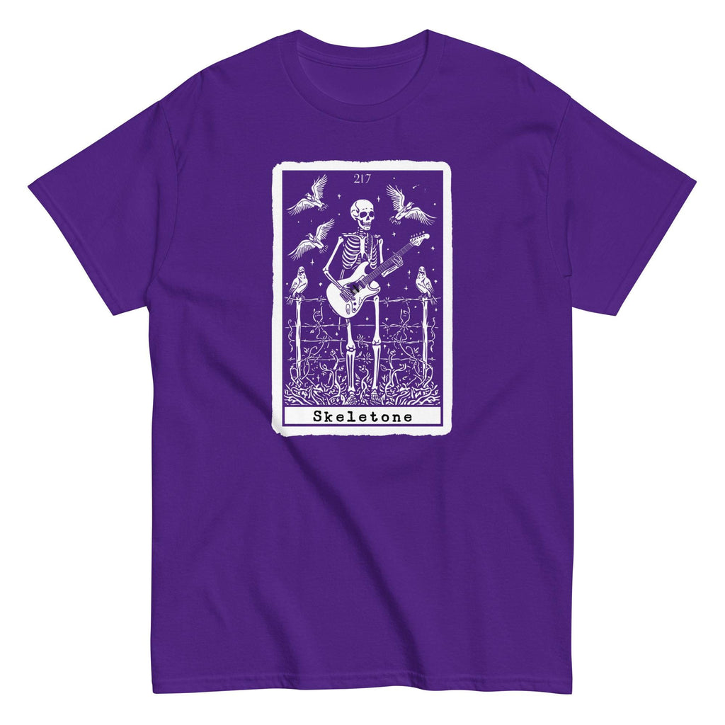 Guitar Player Skeleton Shirt Gildan guitarist tee Tarot card inspired rock band t-shirt Unisex classic tee