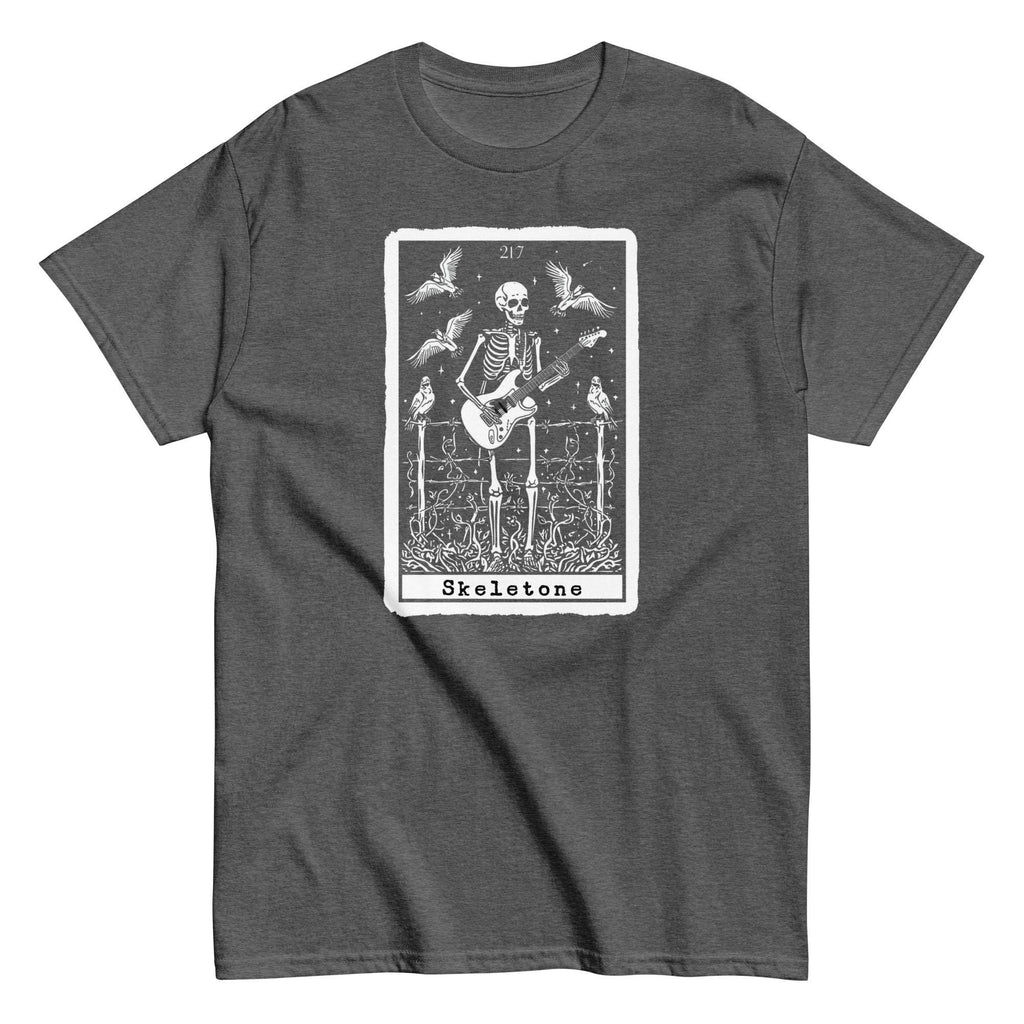 Guitar Player Skeleton Shirt Gildan guitarist tee Tarot card inspired rock band t-shirt Unisex classic tee
