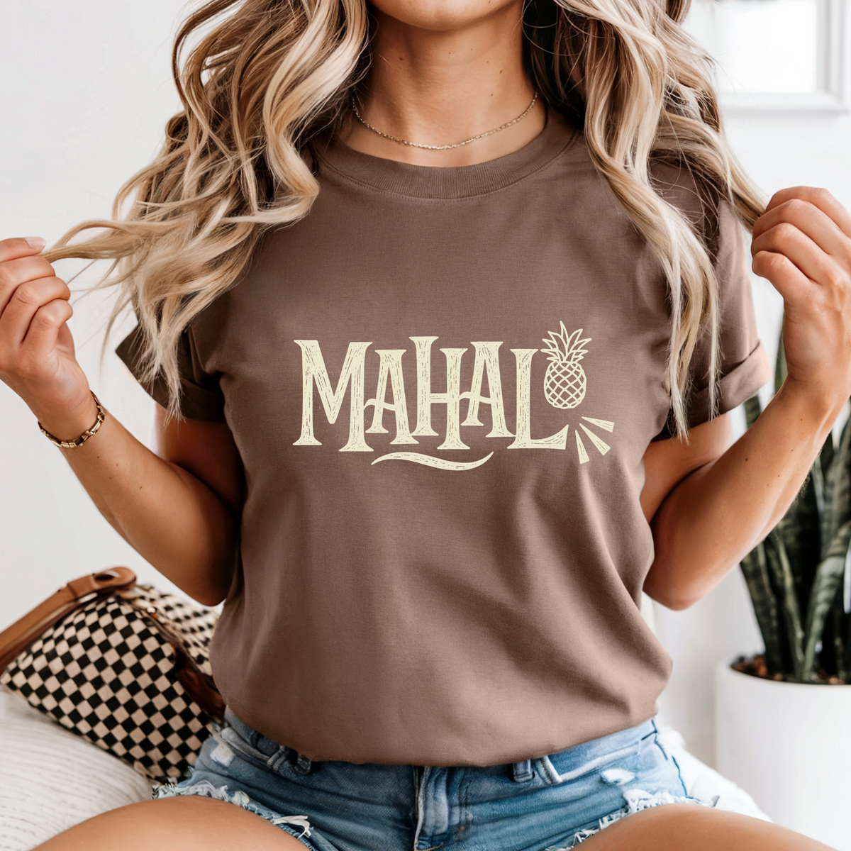 Retro Mahalo Shirt Comfort Colors® Hawaiian thank you t-shirt Unisex garment-dyed heavyweight t-shirtUnisex garment-dyed heavyweight t-shirt