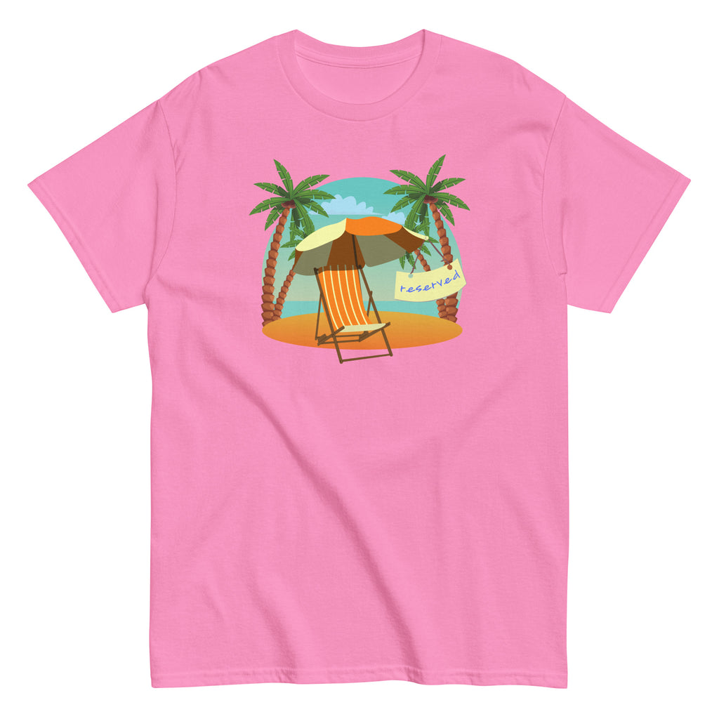 Beach chair shirt, cute beach chair tee, gift for beach lover, coastal vacation shirt, tropical beach tee