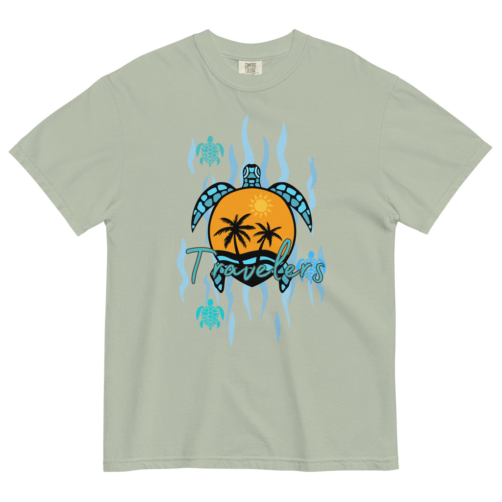 Sea Turtles Shirt, Sea turtle tees, gift for turtle lover, Hawaii sea turtle shirt, Ocean lover gift, Unisex garment-dyed heavyweight t-shirt