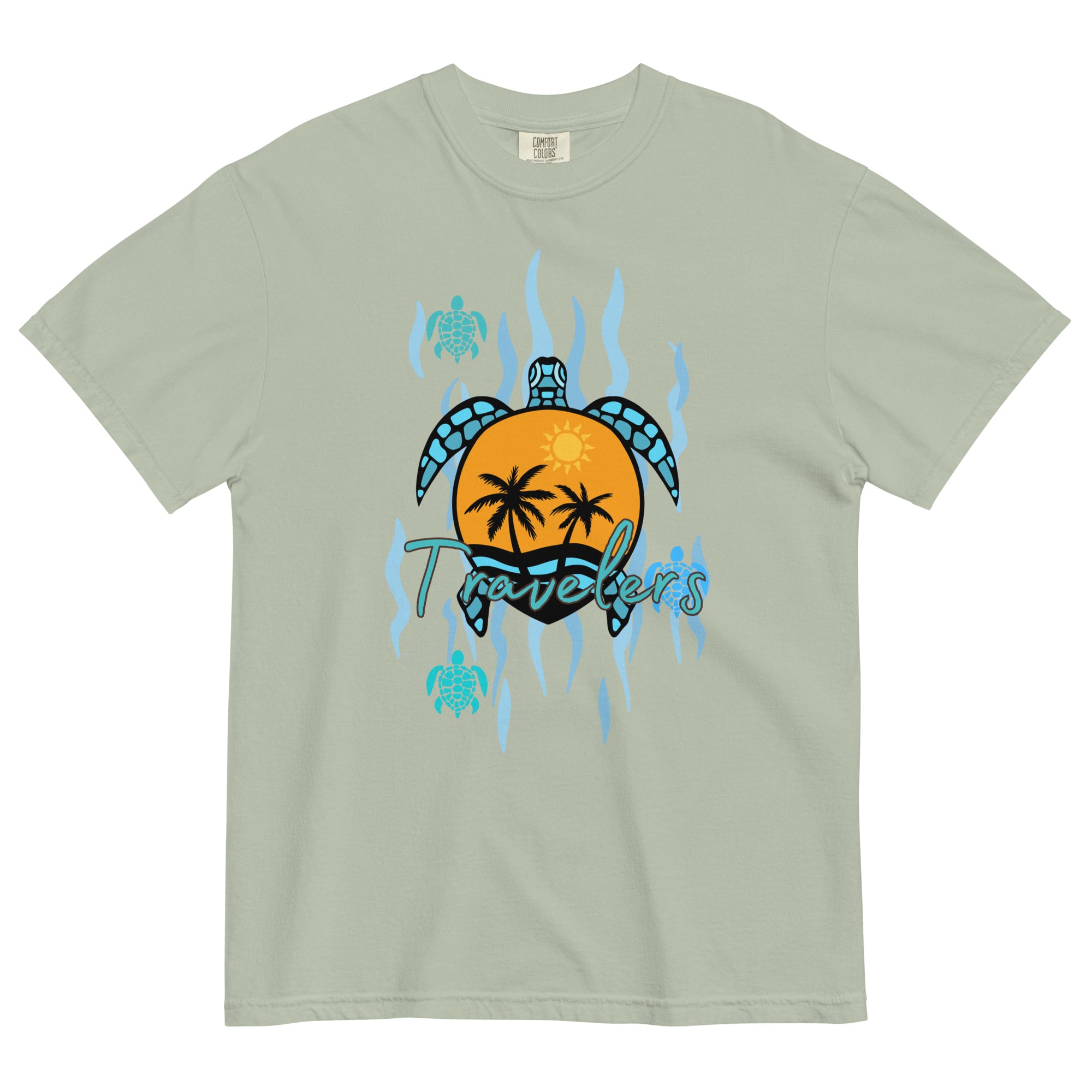 Sea Turtles Shirt, Sea turtle tees, gift for turtle lover, Hawaii sea turtle shirt, Ocean lover gift, Unisex garment-dyed heavyweight t-shirt