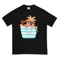 Beach Summer Shirt, Beachin' Cotton garment-dyed heavyweight t-shirt