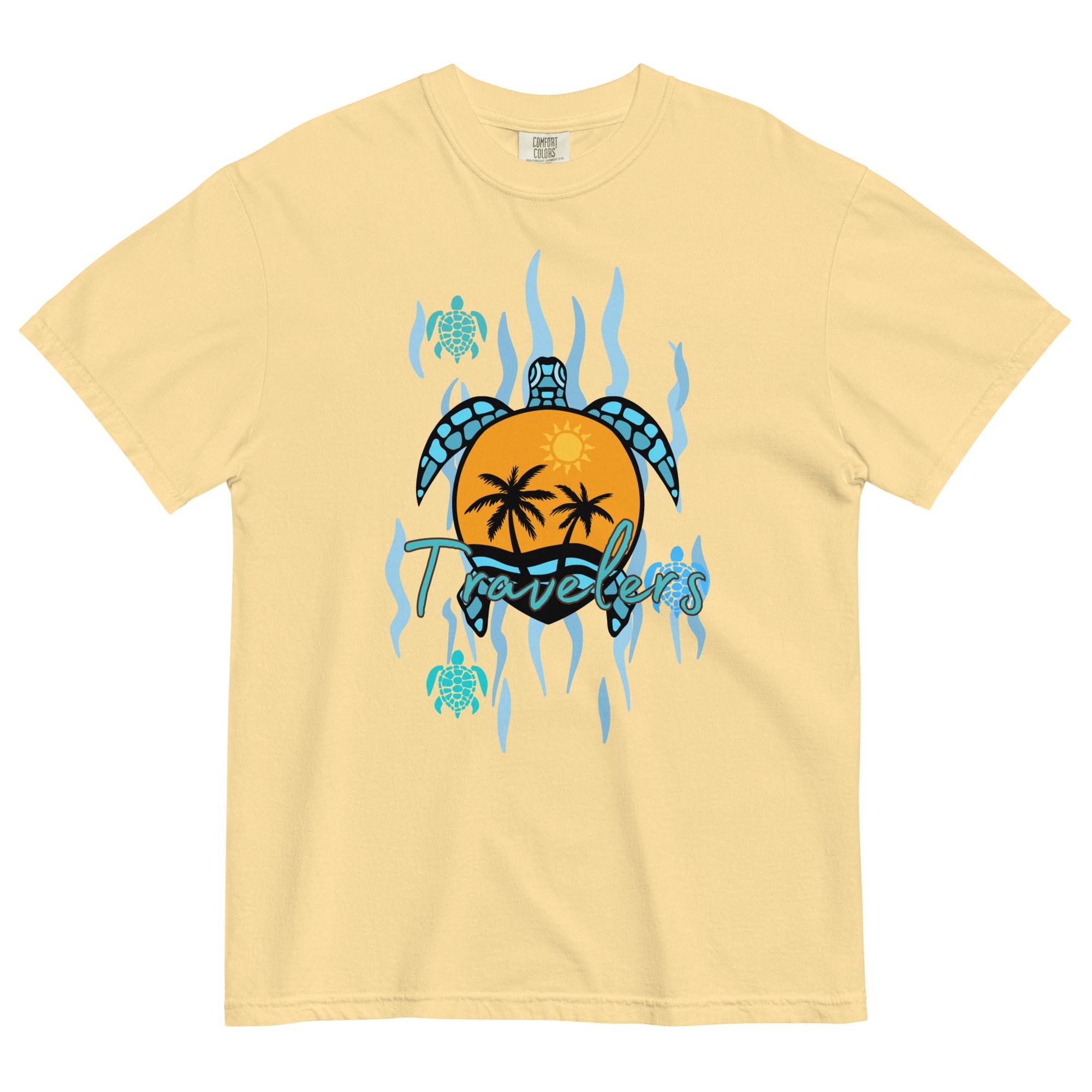 Sea Turtles Shirt, Sea turtle tees, gift for turtle lover, Hawaii sea turtle shirt, Ocean lover gift, Unisex garment-dyed heavyweight t-shirt