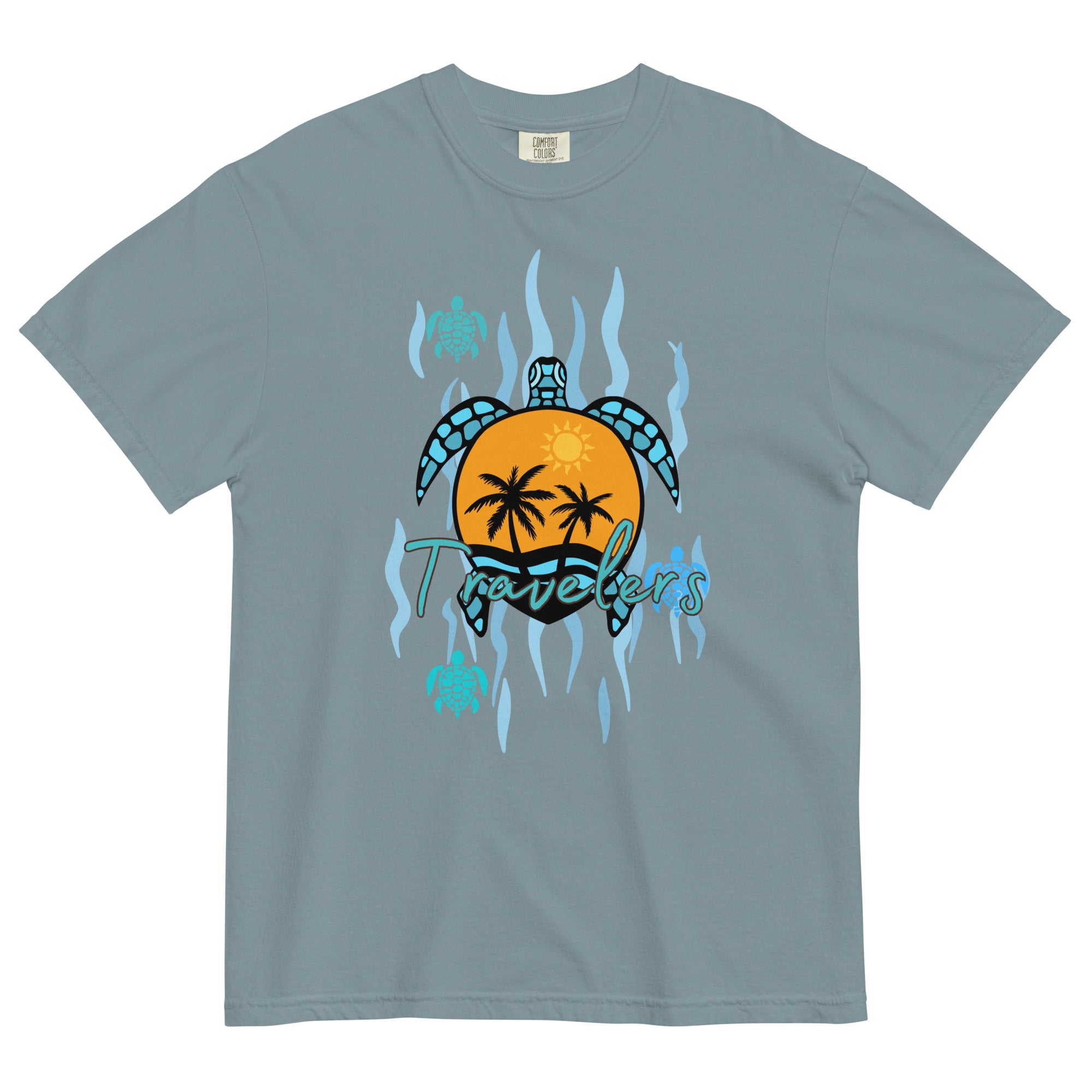 Sea Turtles Shirt, Sea turtle tees, gift for turtle lover, Hawaii sea turtle shirt, Ocean lover gift, Unisex garment-dyed heavyweight t-shirt