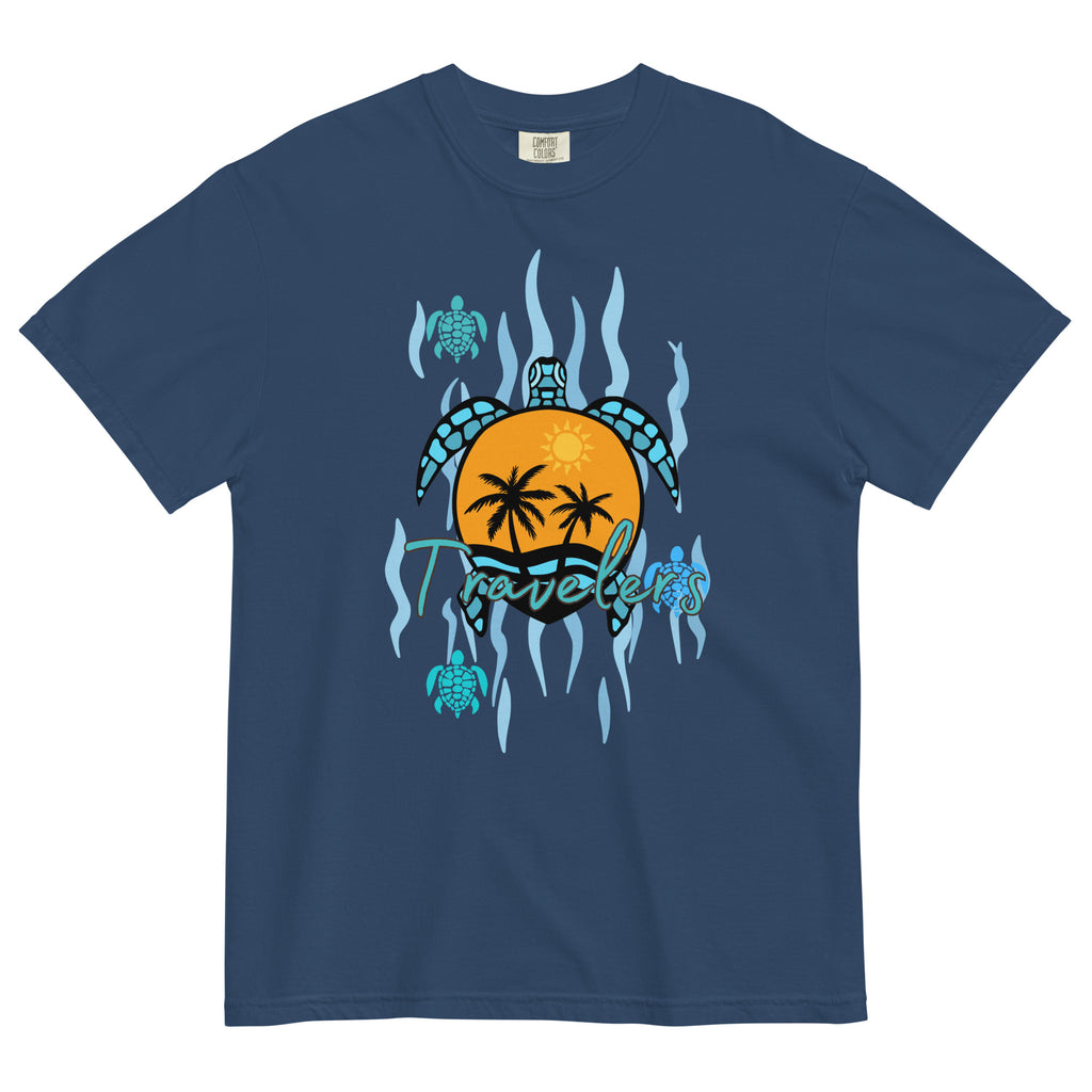 Sea Turtles Shirt, Sea turtle tees, gift for turtle lover, Hawaii sea turtle shirt, Ocean lover gift, Unisex garment-dyed heavyweight t-shirt