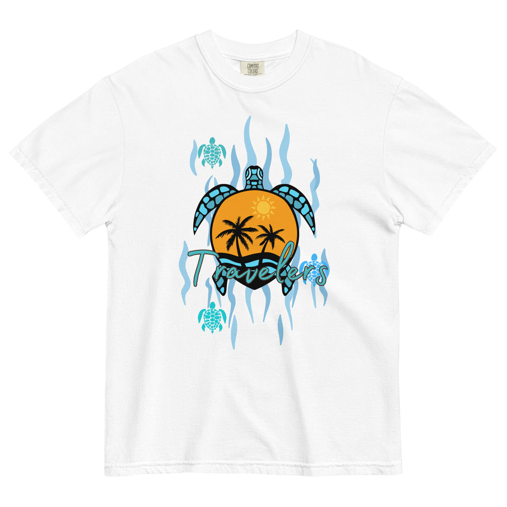 Sea Turtles Shirt, Sea turtle tees, gift for turtle lover, Hawaii sea turtle shirt, Ocean lover gift, Unisex garment-dyed heavyweight t-shirt