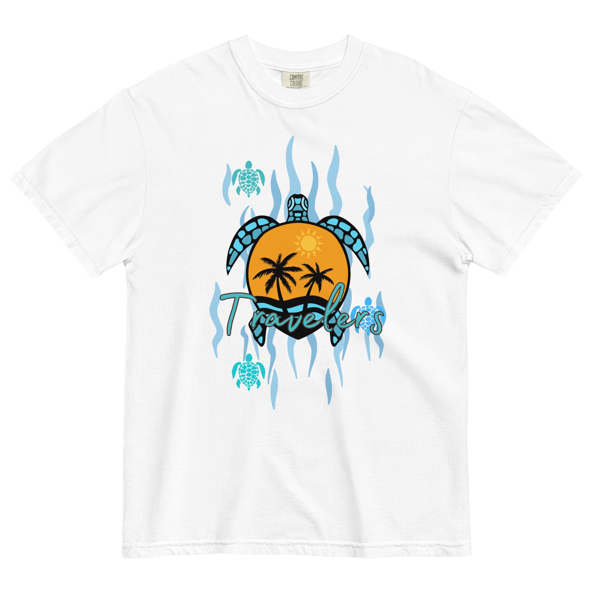 Sea Turtles Shirt, Sea turtle tees, gift for turtle lover, Hawaii sea turtle shirt, Ocean lover gift, Unisex garment-dyed heavyweight t-shirt
