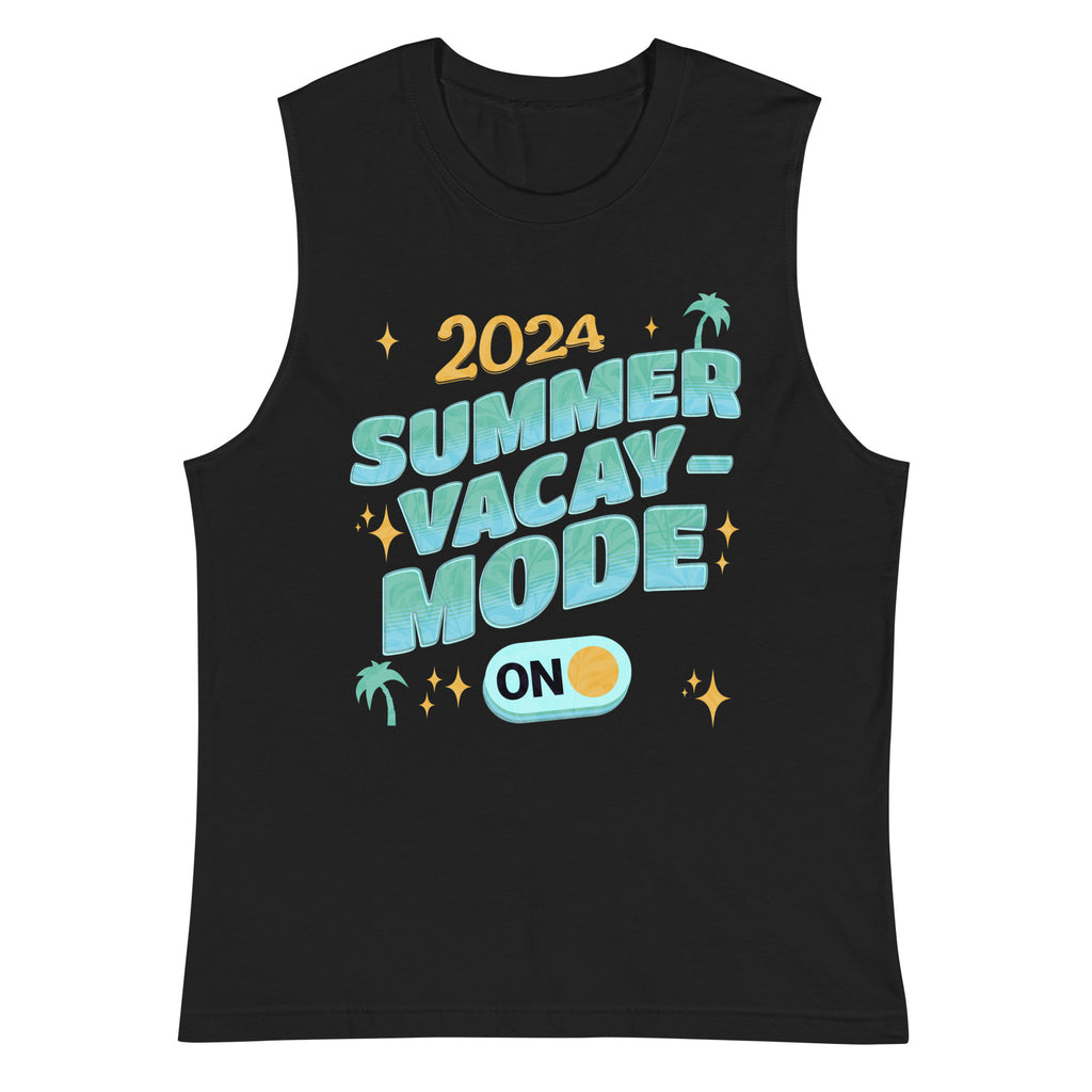 Summer muscle shirt, Summer vacation shirt, gift for teacher, gift for runner, Summer travel shirt, Vacation Muscle Shirt