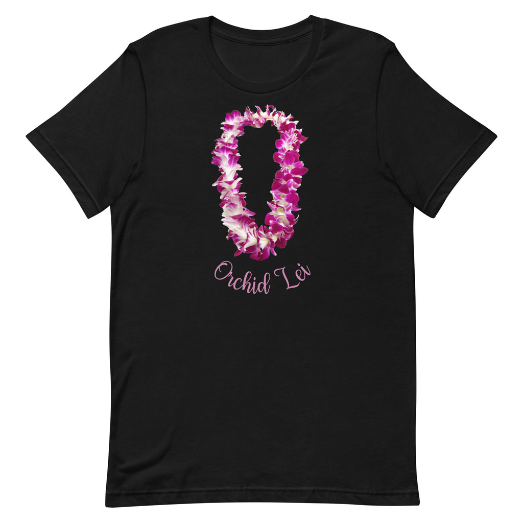 Orchid Lei Shirt, Purple orchid lei, Hawaiian flowers shirt, Orchid lei tees, Hawaii lover gift, Orchid lover gift