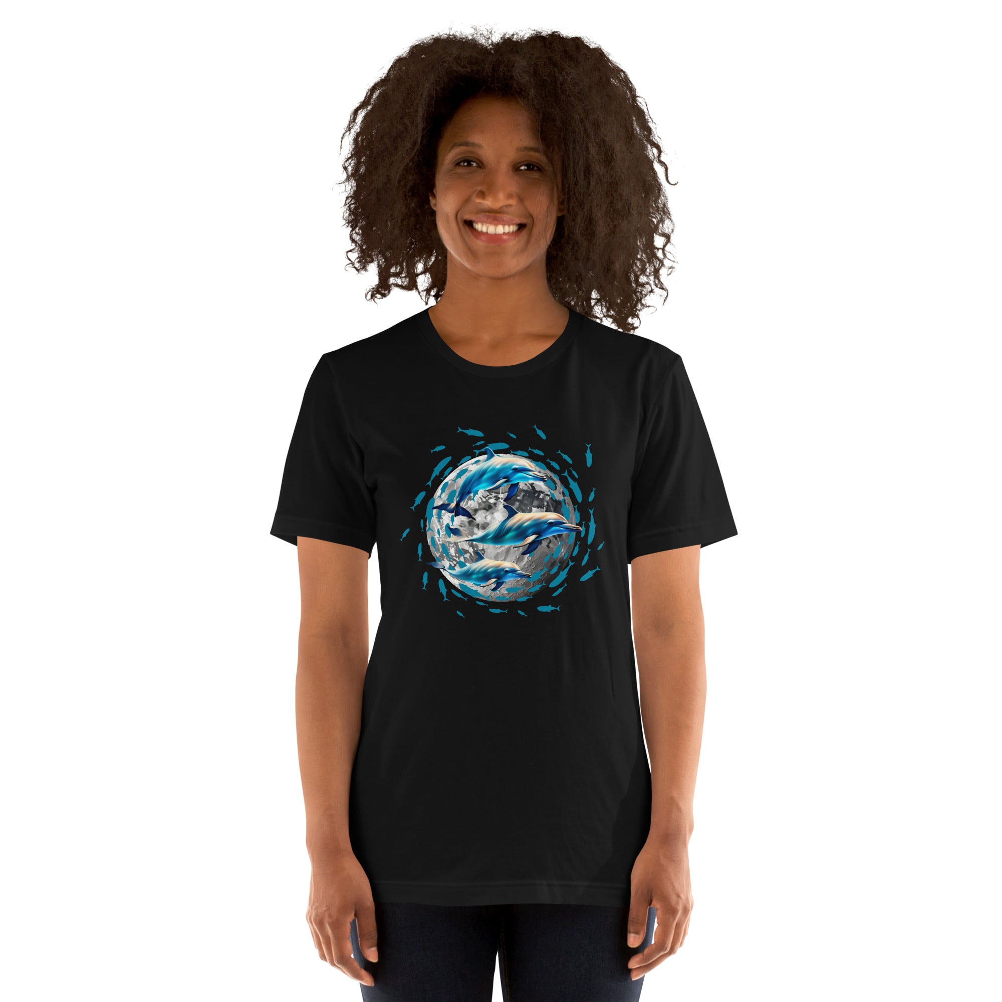 Dolphin world shirt, Ocean dolphins shirt, Ocean lover gift, Dolphin lover shirt, Dolphin Unisex t-shirt
