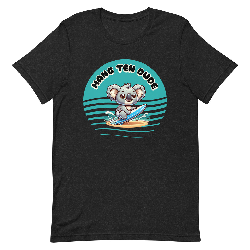 Koala Surfer Shirt, Surfing Koala Shirt, Koala bear surfing t-shirt, Unisex t-shirt