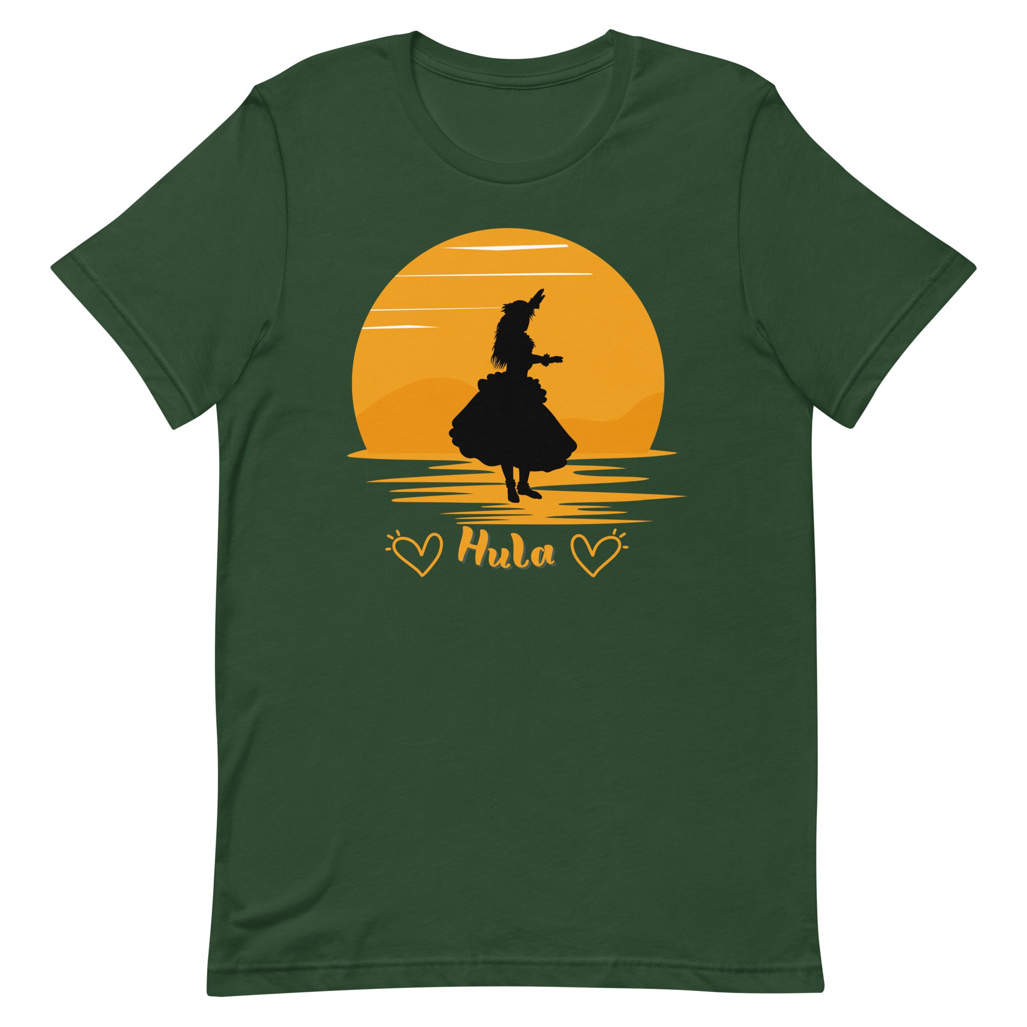 Hula Sunset Shirt, Hawaiian Hula Shirt, Hula Hawaii shirt, gift for Hula lover, Hula dance shirt, Hawaii shirts Hawaiian teesUnisex t-shirt