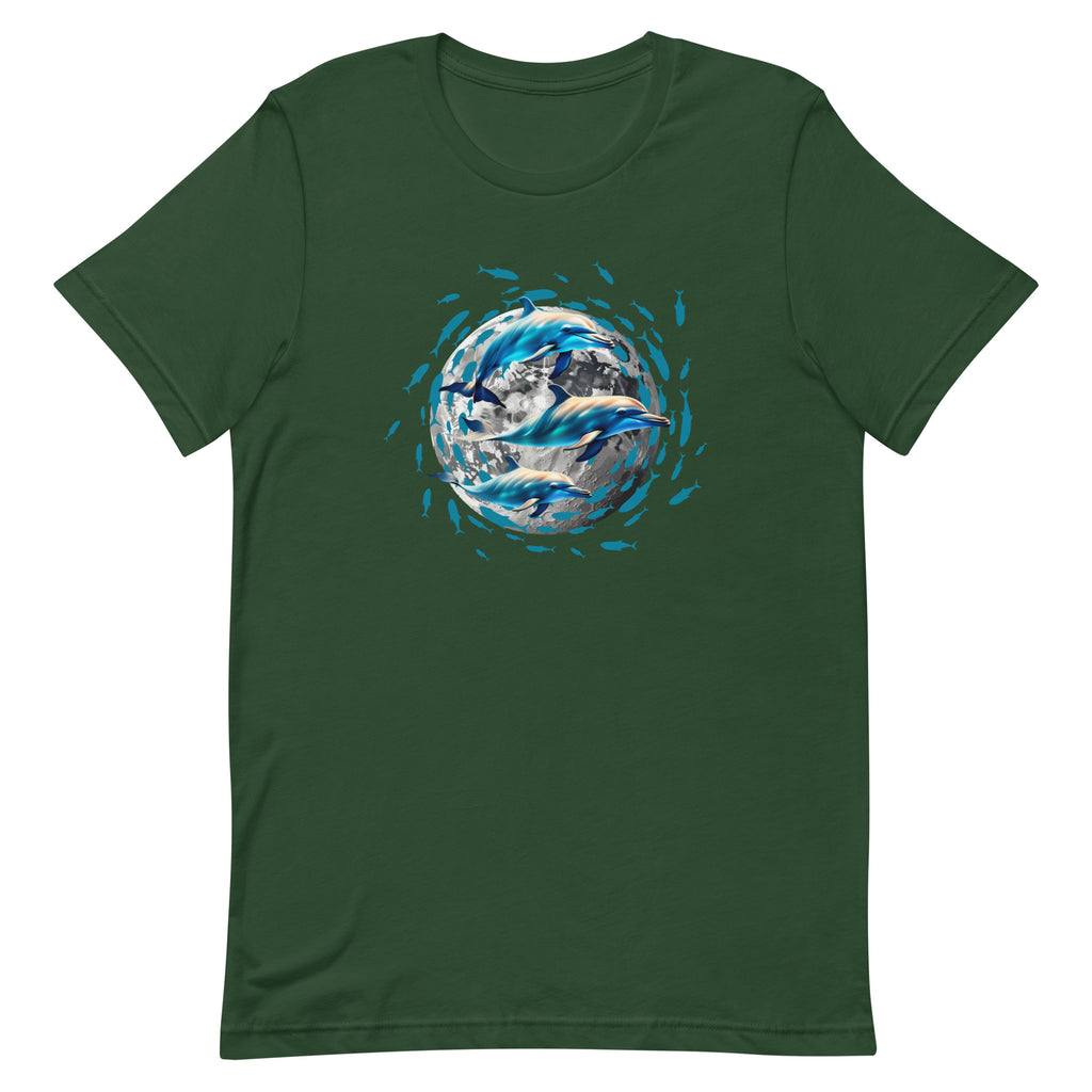 Dolphin world shirt, Ocean dolphins shirt, Ocean lover gift, Dolphin lover shirt, Dolphin Unisex t-shirt