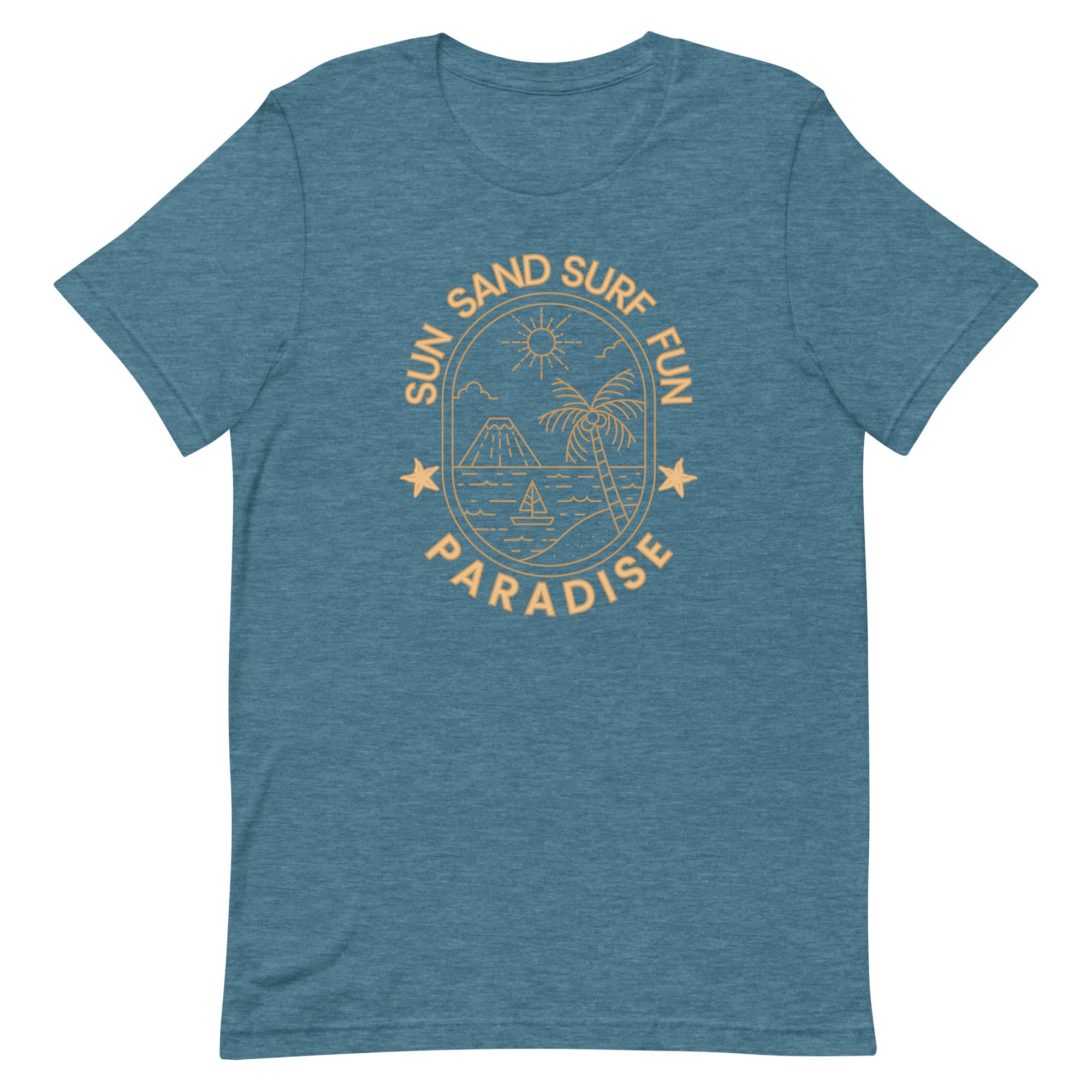 Sun Sand Surf Shirt, Beach Tshirt, Surf Shirt, unisex surfing shirt, Minimalist beach tee