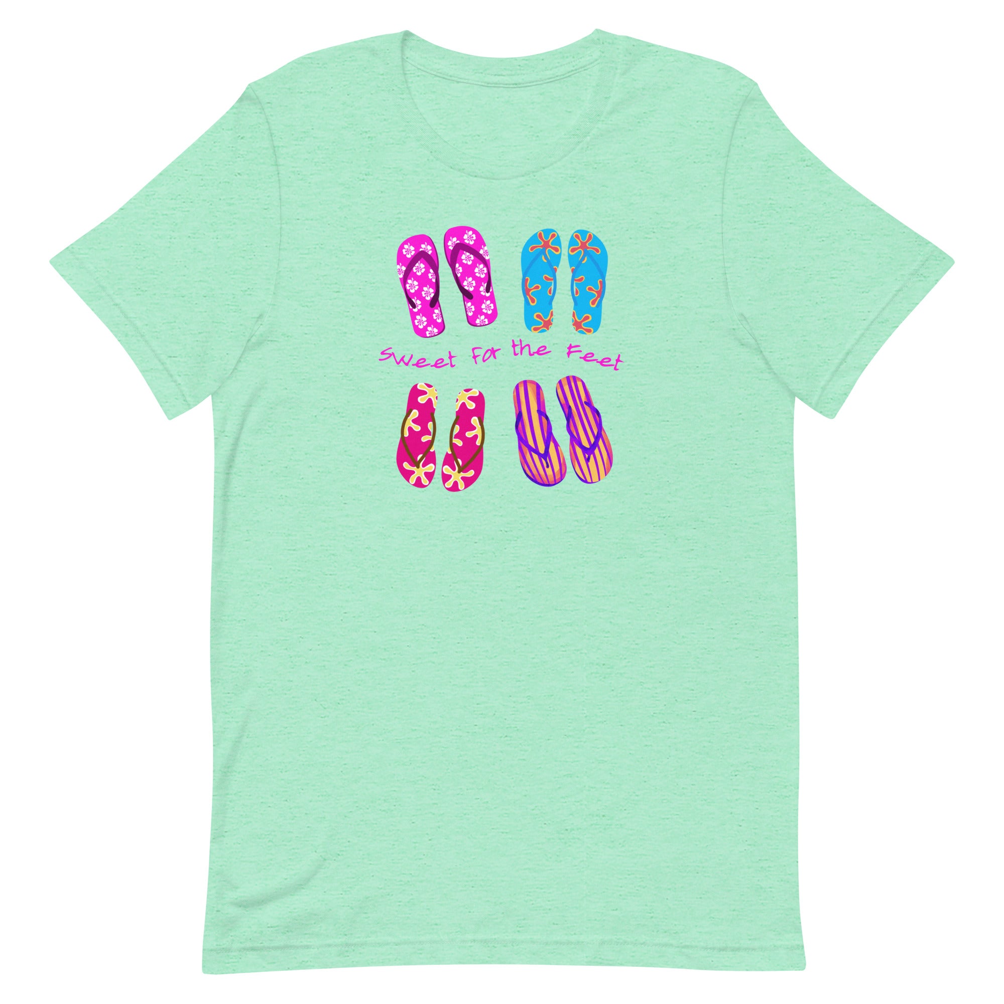 Flip Flops Shirt, Sweet for the feet shirt, Beach slippers summer shirt, gift for beach lover, Hawaii lover giftUnisex t-shirt