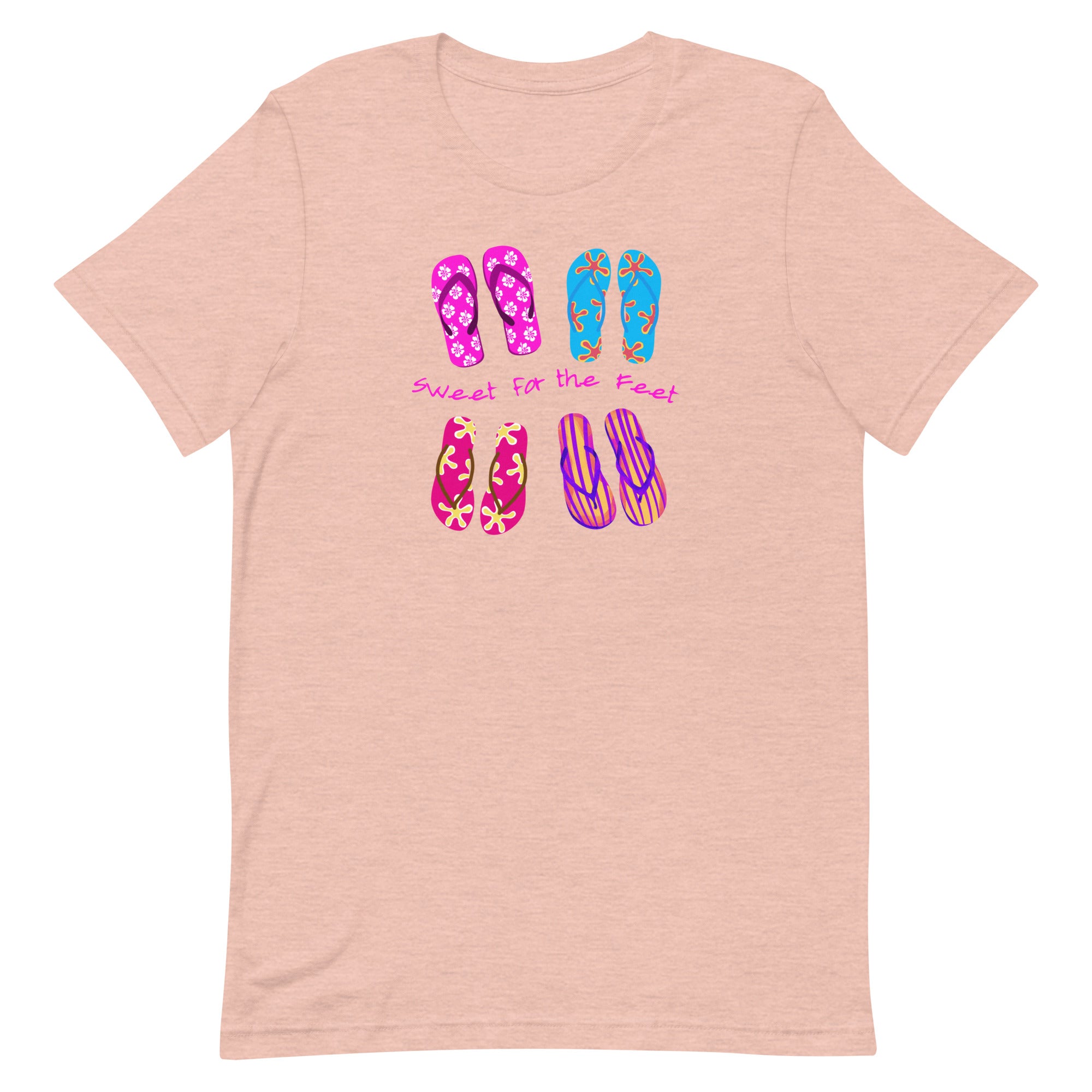 Flip Flops Shirt, Sweet for the feet shirt, Beach slippers summer shirt, gift for beach lover, Hawaii lover giftUnisex t-shirt