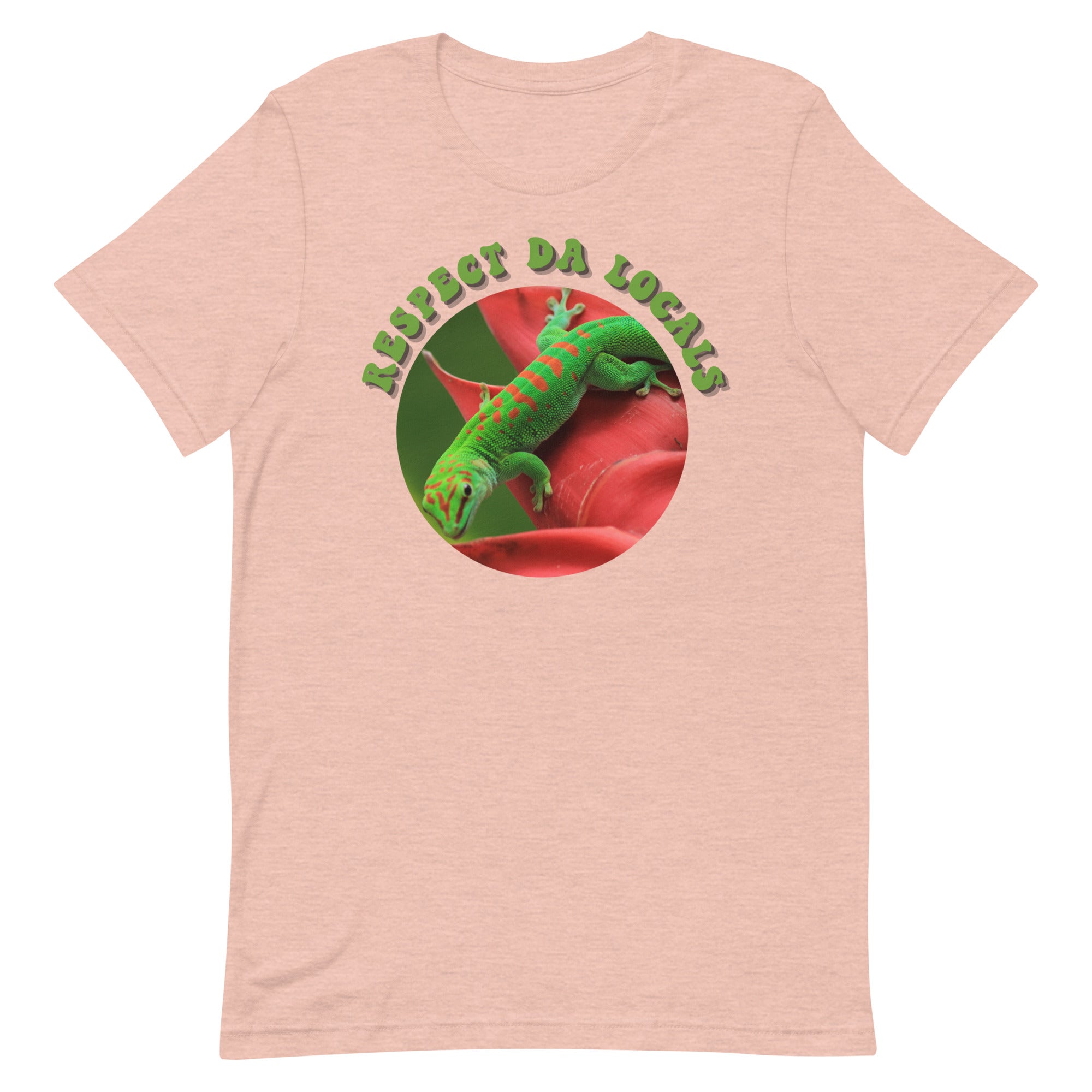 Hawaii Gecko Shirt, Cute gecko shirt, Hawaiian shirts, Respect da locals shirt, Gecko Tshirt, Gecko Unisex t-shirt