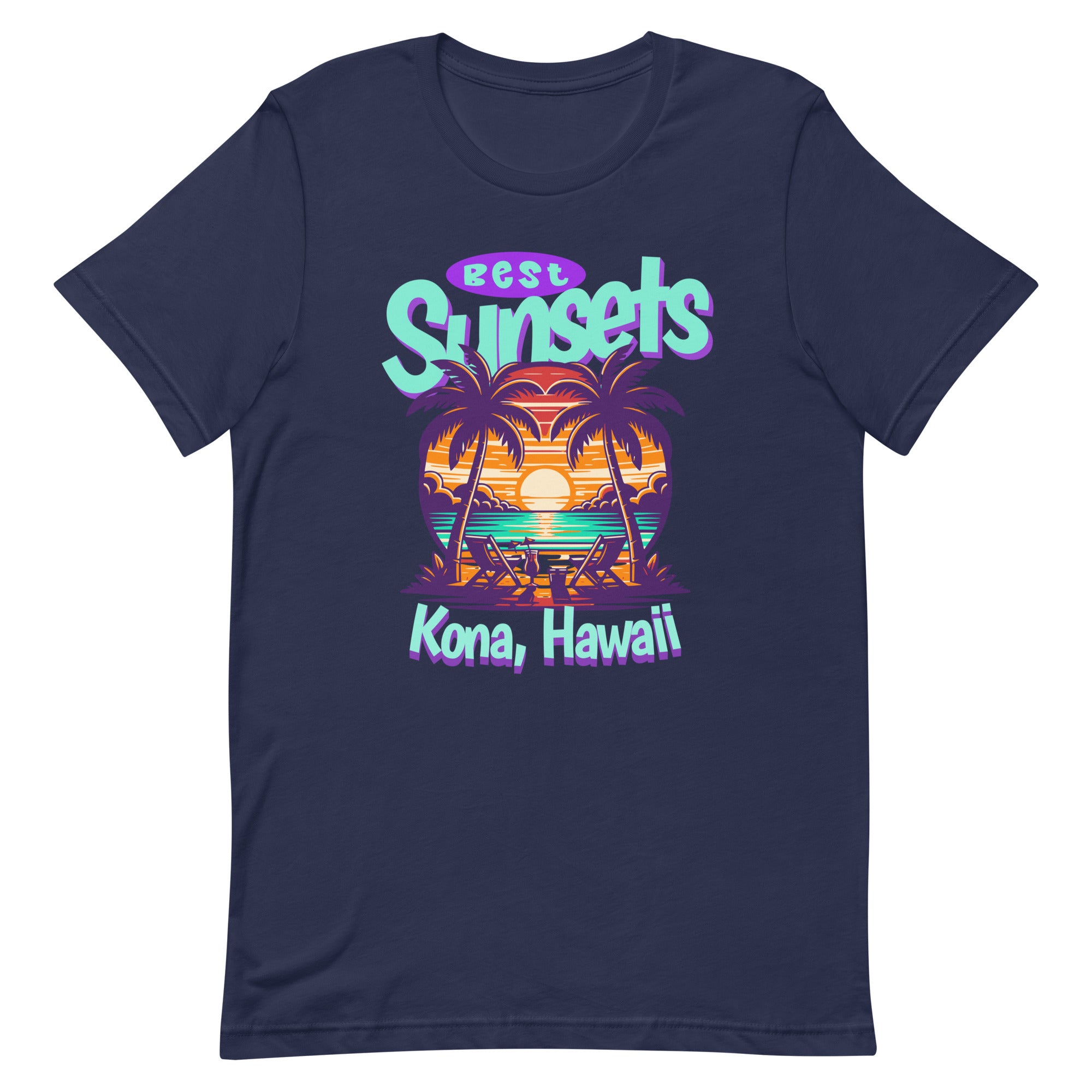 Kona Hawaii Shirt, Kona Sunset Shirt, Hawaiian Shirts, Hawaii sunset shirt, gift for Hawaii lover