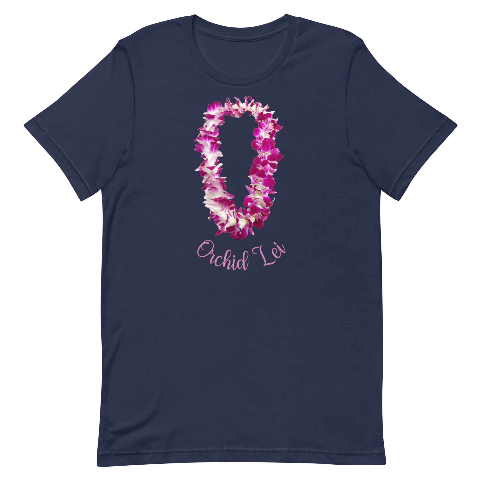 Orchid Lei Shirt, Purple orchid lei, Hawaiian flowers shirt, Orchid lei tees, Hawaii lover gift, Orchid lover gift