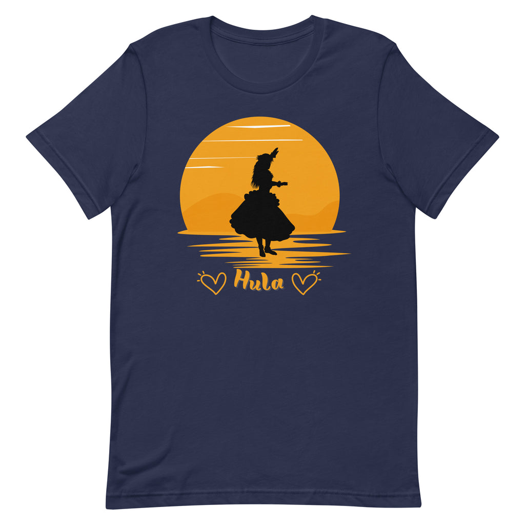Hula Sunset Shirt, Hawaiian Hula Shirt, Hula Hawaii shirt, gift for Hula lover, Hula dance shirt, Hawaii shirts Hawaiian teesUnisex t-shirt