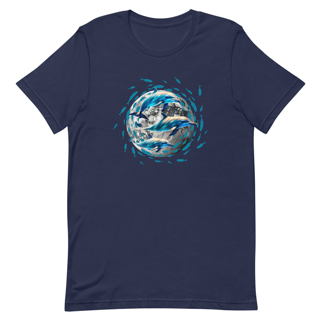 Dolphin world shirt, Ocean dolphins shirt, Ocean lover gift, Dolphin lover shirt, Dolphin Unisex t-shirt