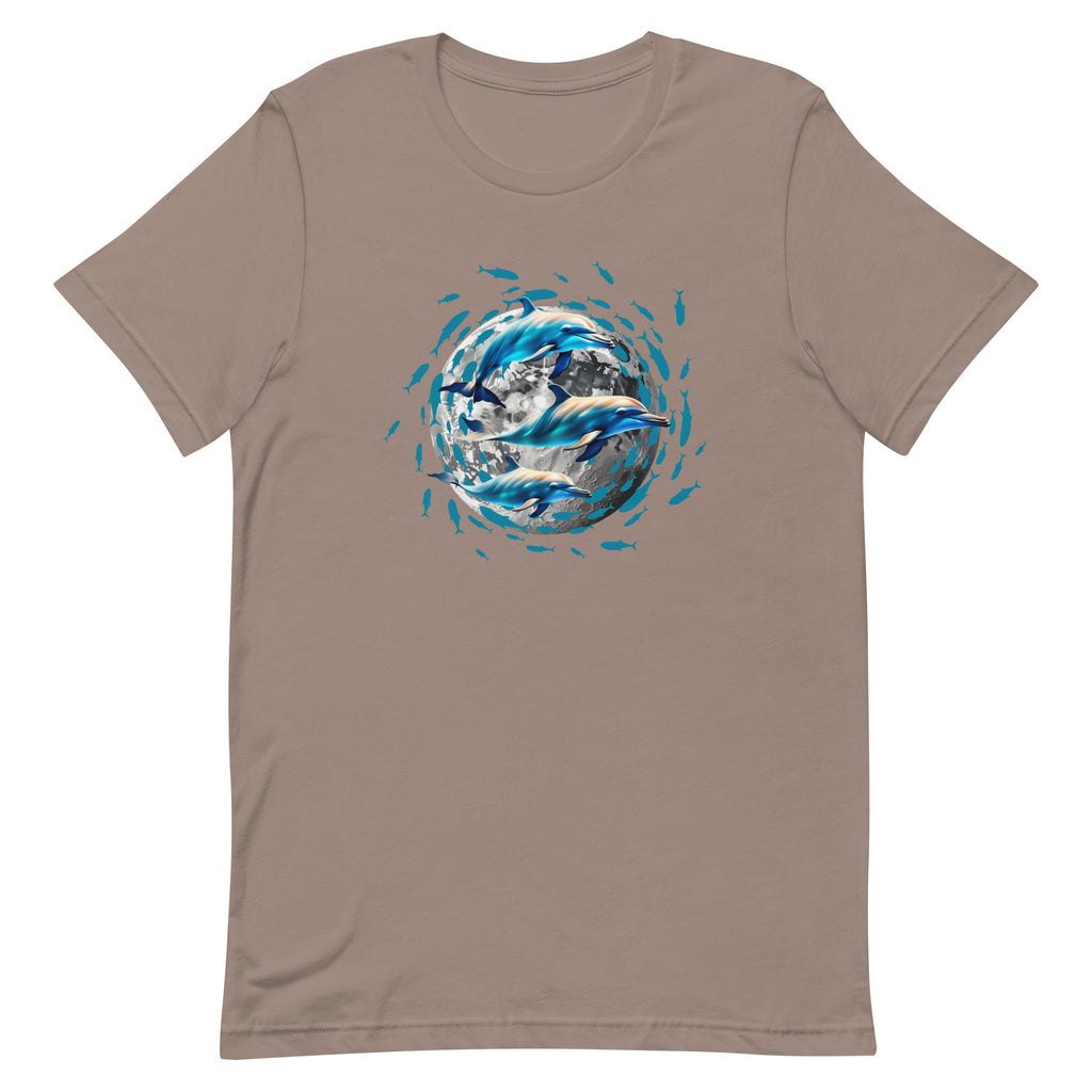 Dolphin world shirt, Ocean dolphins shirt, Ocean lover gift, Dolphin lover shirt, Dolphin Unisex t-shirt