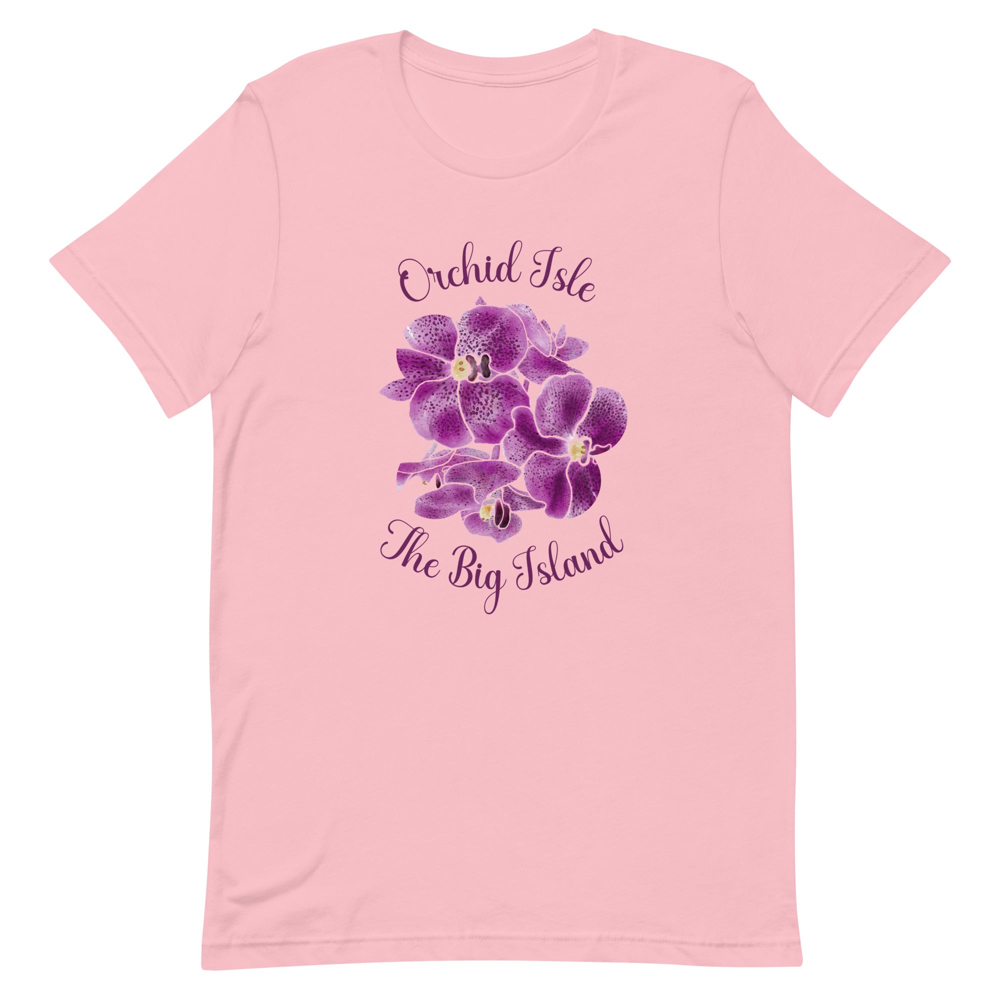 Orchids Shirt, Hawaii Orchid Shirt, The Big Island Shirt, Orchid Isle tee, Gift for Hawaii lover, gift for orchid lover, Big Island Hawaii tee