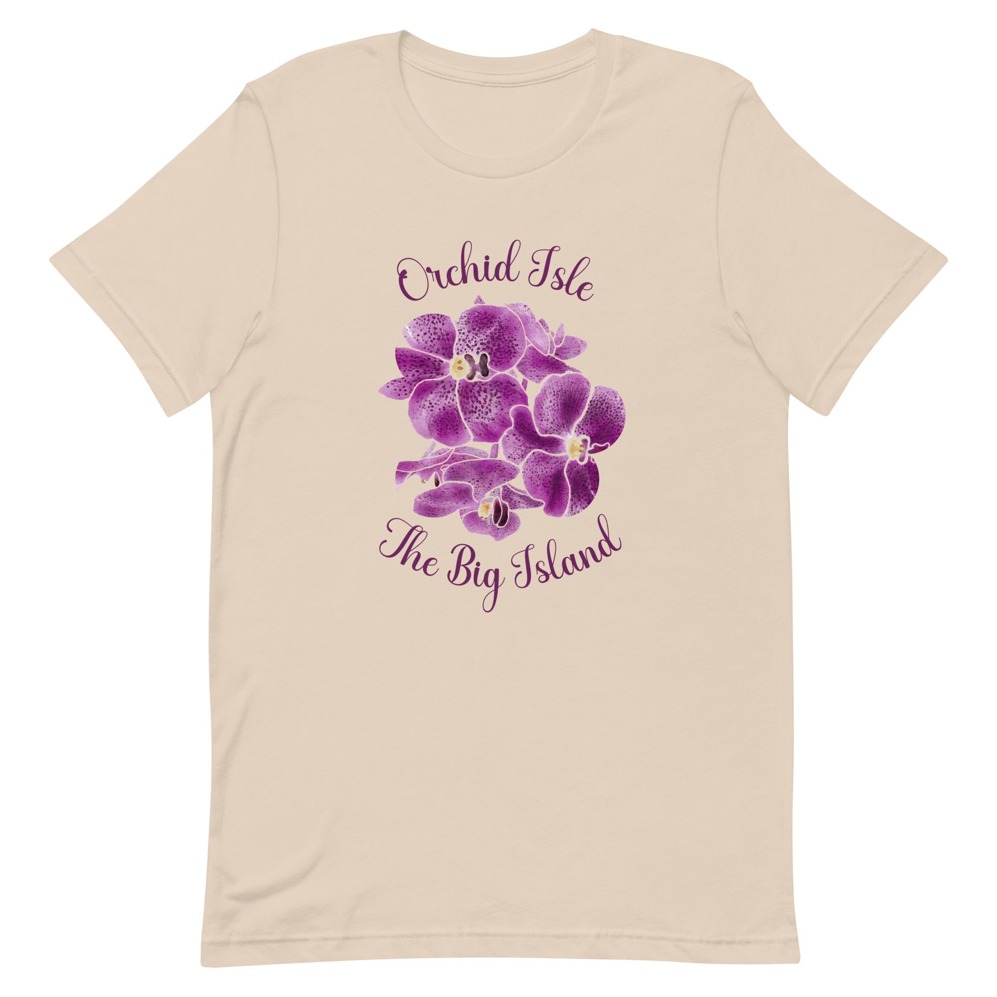 Orchids Shirt, Hawaii Orchid Shirt, The Big Island Shirt, Orchid Isle tee, Gift for Hawaii lover, gift for orchid lover, Big Island Hawaii tee