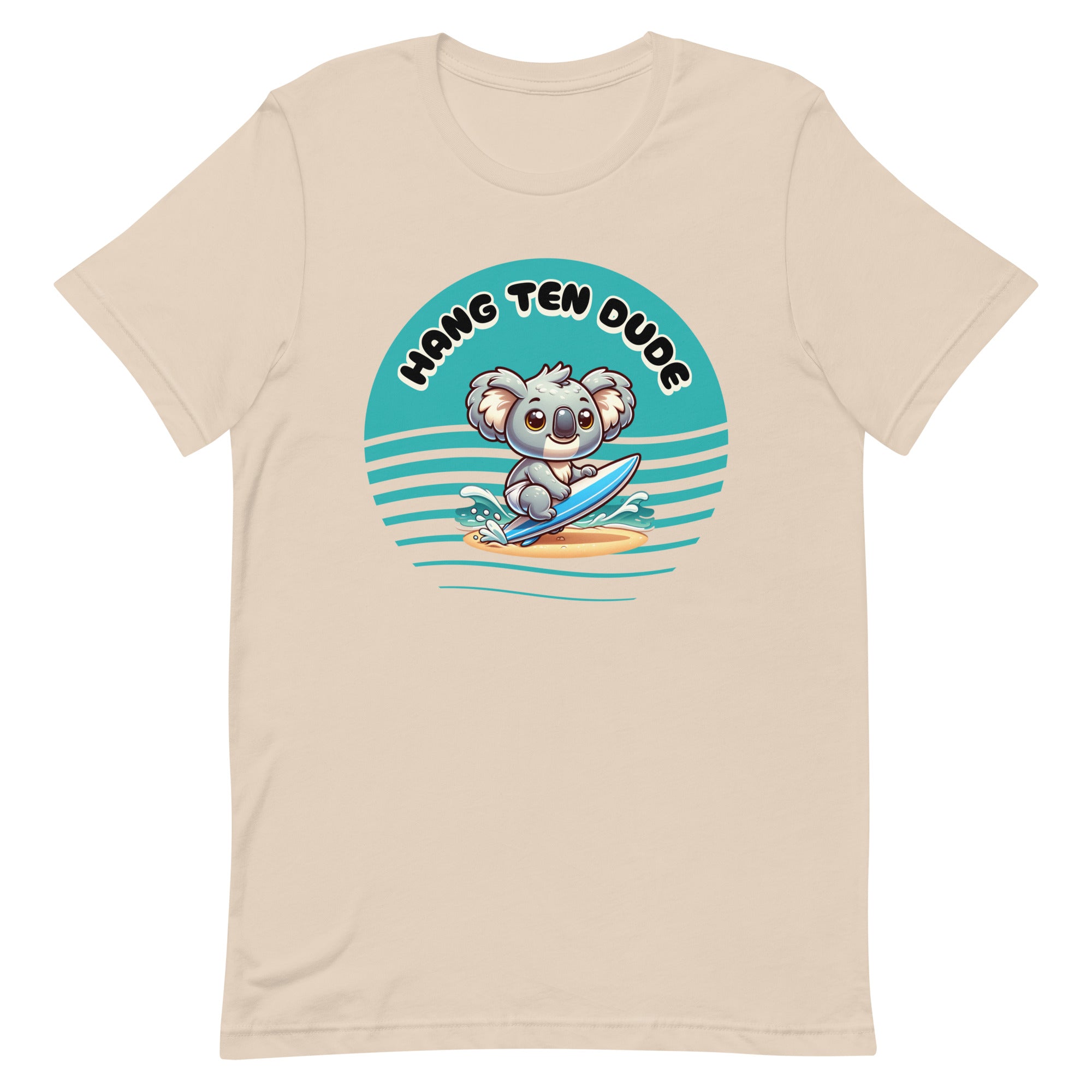 Koala Surfer Shirt, Surfing Koala Shirt, Koala bear surfing t-shirt, Unisex t-shirt