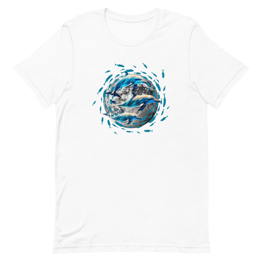 Dolphin world shirt, Ocean dolphins shirt, Ocean lover gift, Dolphin lover shirt, Dolphin Unisex t-shirt
