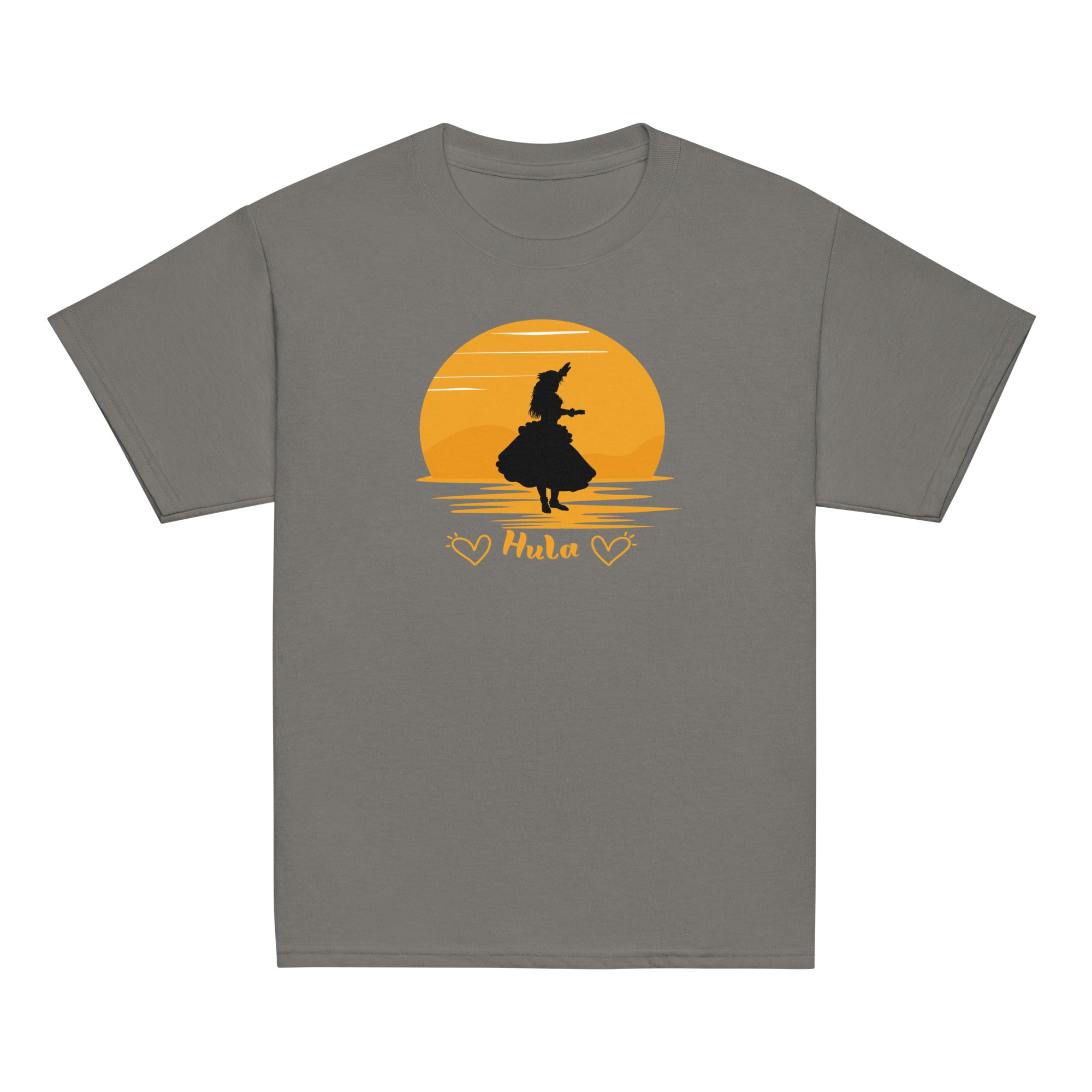 Hula girl shirt, Youth hula dancer shirt, Kids Hawaii hula shirt, hula sunset Hawaii Youth classic tee